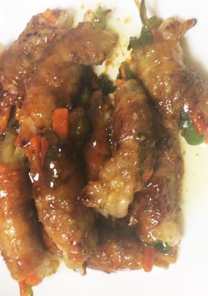 野菜の豚バラ巻き♪-レシピのメイン写真