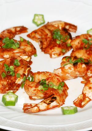 エビの甘辛薬味だれ焼き(*^-^*)-レシピのメイン写真