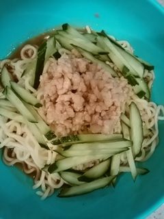 鶏そぼろで辛くない担々麺-レシピのメイン写真