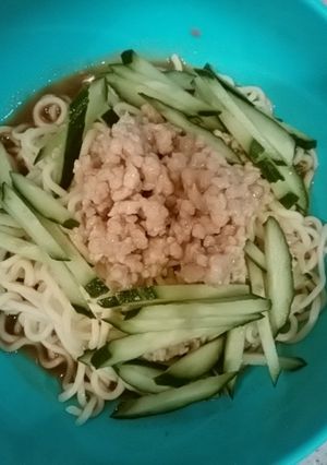 鶏そぼろで辛くない担々麺-レシピのメイン写真