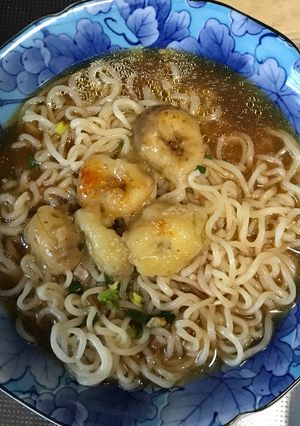 バナナの！？サッポロ一番冷製味噌ラーメン-レシピのメイン写真