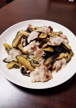 なすと豚バラ肉のさっぱり炒め-レシピのメイン写真