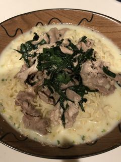 スタミナ豚ニラ豆乳ラーメン-レシピのメイン写真
