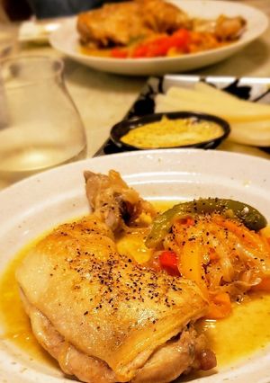 定番：鶏肉の白ワイン煮-レシピのメイン写真