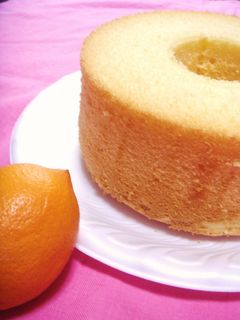 ほんわか♪蜂蜜れもんシフォンケーキ☆-レシピのメイン写真