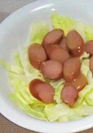 レンジで簡単!調理時間5分!ホットサラダ-レシピのメイン写真