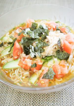 ツナマヨサラダラーメン-レシピのメイン写真