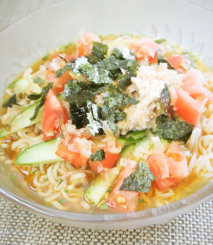 ツナマヨサラダラーメン-レシピのメイン写真