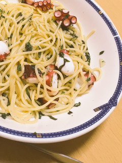 青じそとたこの夏パスタ-レシピのメイン写真