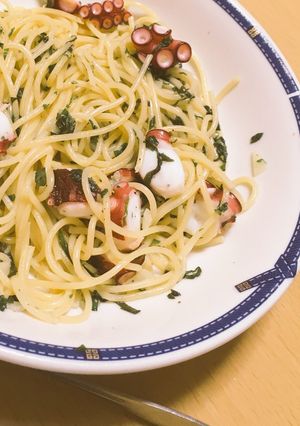 青じそとたこの夏パスタ-レシピのメイン写真