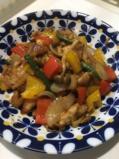 パプリカと豚肉のオイスターソース炒め-レシピのメイン写真