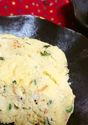 レンチン！【干しエビと小葱のだし巻き卵】-レシピのメイン写真