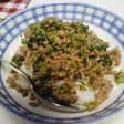 ♡挽肉とかぶの葉っぱのポロポロそぼろ♡