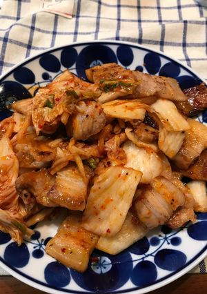 ご飯が進む豚キムチ！-レシピのメイン写真