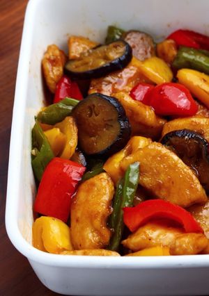 【作り置き】鶏胸肉と夏野菜の酢豚風-レシピのメイン写真