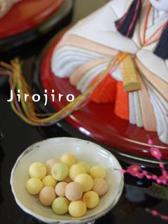 ひな祭りに☆三色卵ボーロ-レシピのメイン写真