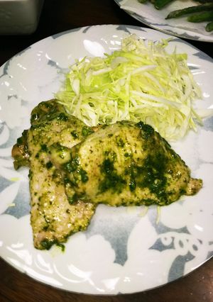 豚肉のバジルソース-レシピのメイン写真