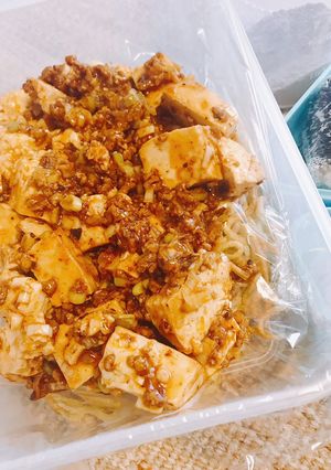 高校野球部２ℓ弁当　麻婆焼きそば編-レシピのメイン写真