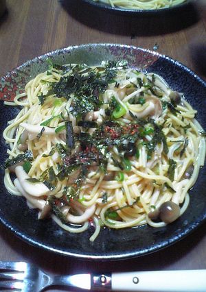 きのこの和風ペペロンチーノ-レシピのメイン写真