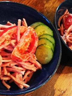 ハムとトマトのサラダ-レシピのメイン写真