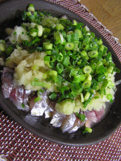 鯵の ぶっかけぽん-レシピのメイン写真