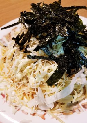キャベツたっぷり海苔マヨ醤スパゲッティ☆-レシピのメイン写真