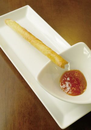 コンフィチュールとチーズ春巻き-レシピのメイン写真