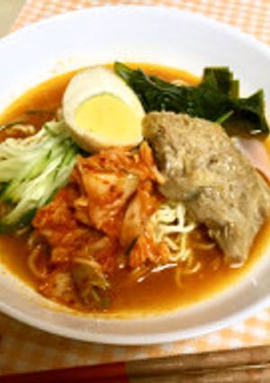 サッポロ一番みそラーメン旨辛de冷やし麺-レシピのメイン写真