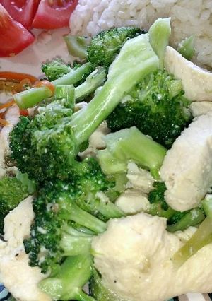 鶏胸肉とブロッコリー中華風炒め-レシピのメイン写真