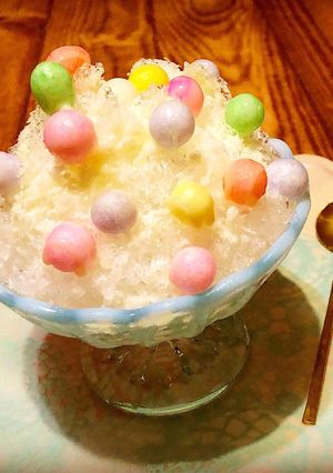 ゆめかわスイーツ♡おいりかき氷-レシピのメイン写真