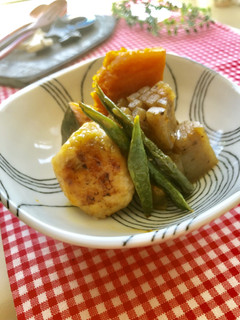 南瓜と揚焼き鶏団子のこっくり煮-レシピのメイン写真