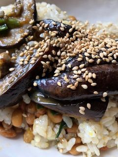 納豆とマーボーナスのまぜご飯-レシピのメイン写真