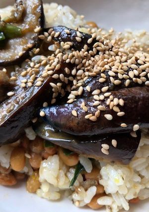納豆とマーボーナスのまぜご飯-レシピのメイン写真