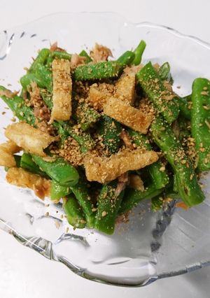 インゲン豆とツナの炒め物-レシピのメイン写真