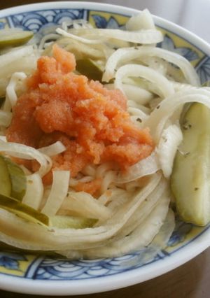 さっぱり♪明太オニオン冷やしらーめん-レシピのメイン写真