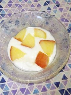 りんごの甘煮のヨーグルトかけ-レシピのメイン写真