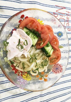 見た目もサッパリ冷やしうどん-レシピのメイン写真