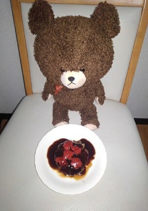 玉ねぎとニンジンハンバーグレッドピのせ-レシピのメイン写真