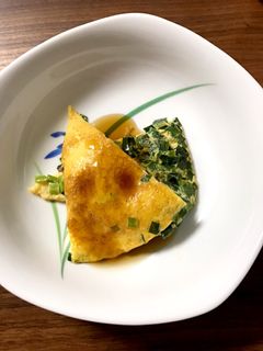 ニラ入り卵甘酢あんかけ-レシピのメイン写真