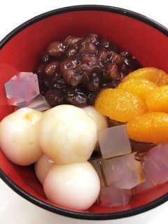 簡単!夏にピッタリの白玉あんみつ-レシピのメイン写真
