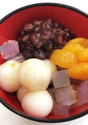 簡単！夏にピッタリの白玉あんみつ-レシピのメイン写真