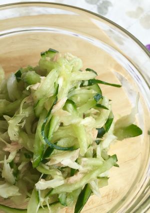 千切り野菜とツナのサッパリサラダ-レシピのメイン写真