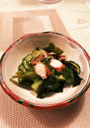 きゅうりと蛸とワカメの酢の物-レシピのメイン写真