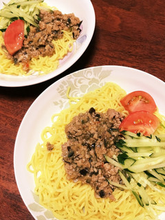 簡単！具だくさん肉みそジャージャー麺-レシピのメイン写真