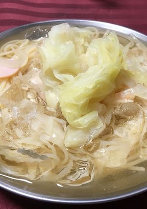 暑い日にぴったり！冷やしスープスパ-レシピのメイン写真