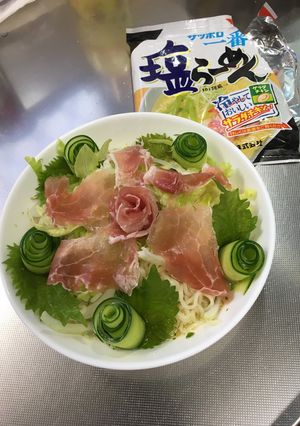 夏にピッタリ冷塩ラーメン☆-レシピのメイン写真