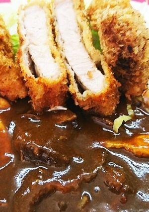 茸たっぷり牛テールと筋のかつカレー-レシピのメイン写真