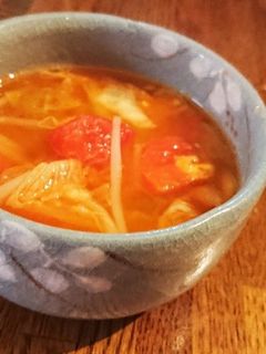 トマトとキムチのスープ-レシピのメイン写真