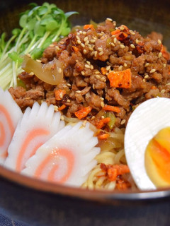 サッポロ一番de汁なし坦々冷やしラーメン-レシピのメイン写真