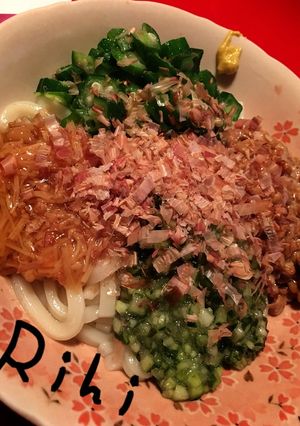 山形だしを使った♡ネバネバうどん-レシピのメイン写真